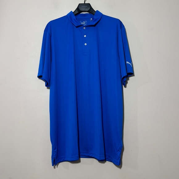 NWT Puma || Mens blue Polo Size 3 Xl - Picture 2 of 13